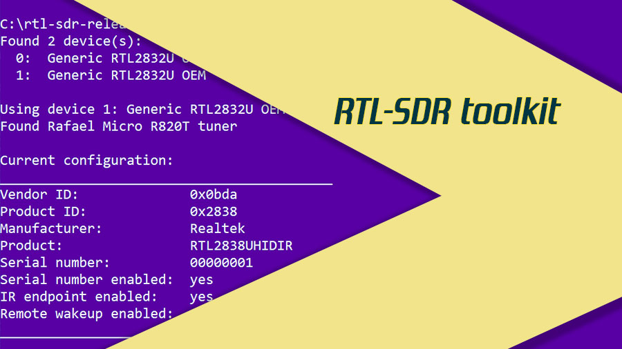 Các lệnh cơ bản tương tác với RTL-SDR