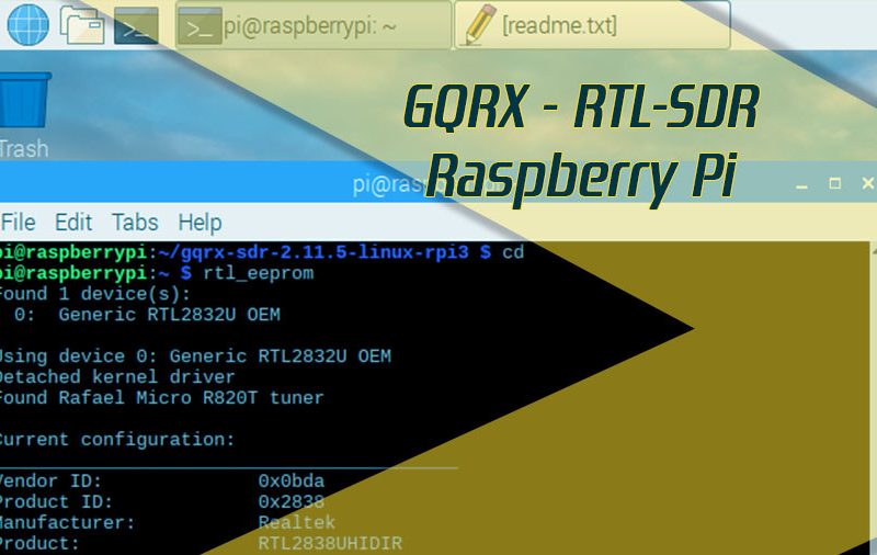 Cài đặt GQRX + RTL-SDR trên hệ điều hành Raspbian